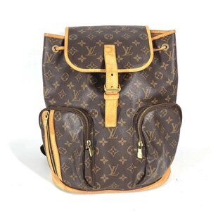 LOUIS VUITTON M40107 Monogram Sac Ado-Bosphore backpack bag Brown